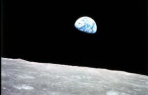 Image of the Earth as seen from the surface of the Moon. (Credit: NASA)